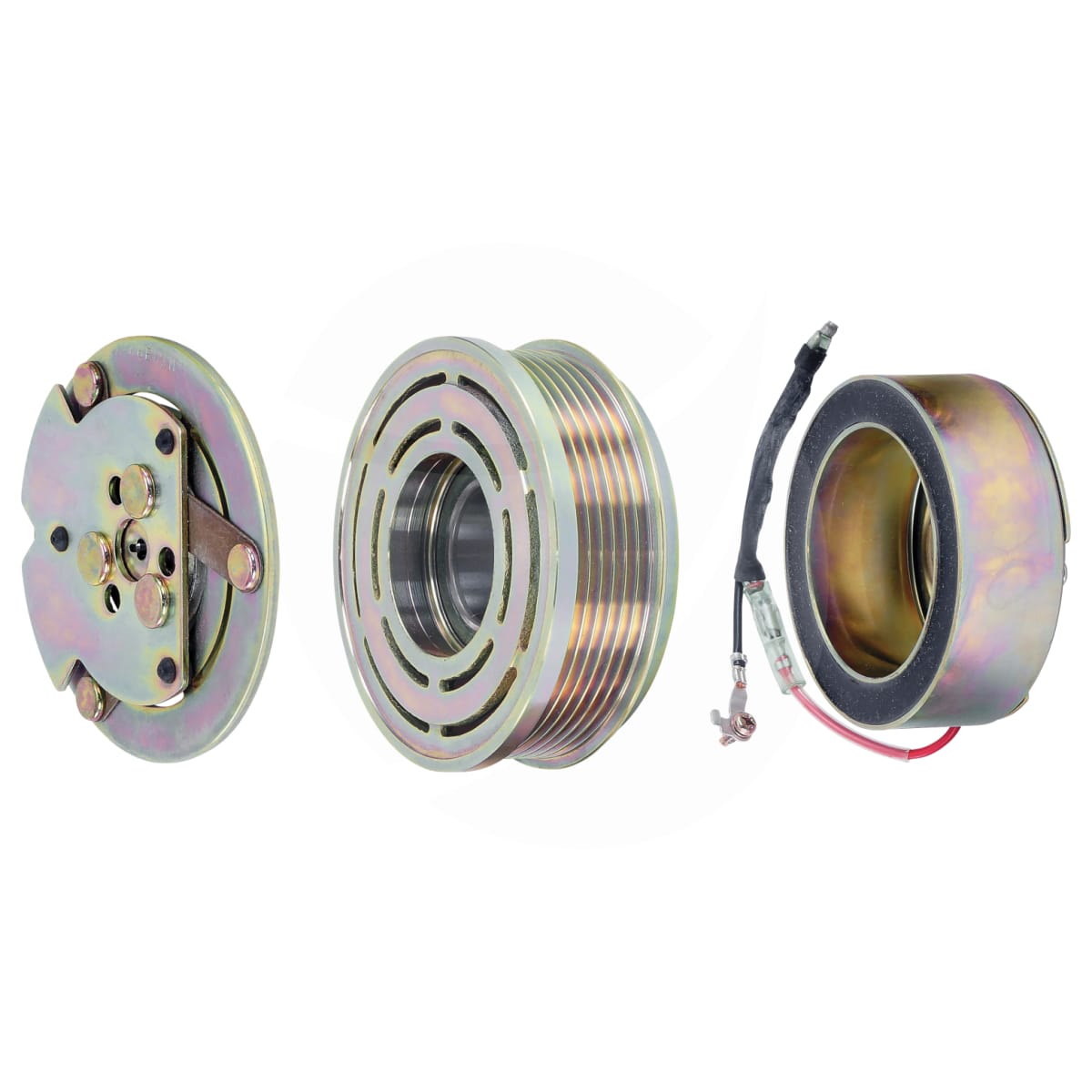 CLUTCH ASSEMBLY, SANDEN, TR105 2204, 12V, 6PV, 103MM, HOLDEN COMMODORE